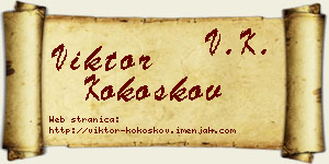 Viktor Kokoškov vizit kartica